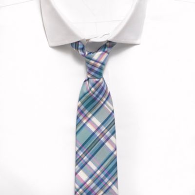 PLAID VINTAGE SLIM TIE $34.50